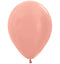 Globos Látex biodegradables Satinados Perlado Oro Rosa M70