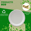 Eco-Productos Platos Redondos de Caña de Azucar x 12