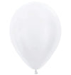 Globos Látex biodegradables Satinado Blanco P8