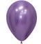 Globos Látex Biodegradables Espejo Cromado Lila