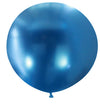 Globos Látex Biodegradables Espejo Cromado Azul