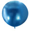 Globos Látex Biodegradables Espejo Cromado Azul