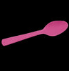 Cubiertos Plasticos Fucsia x 12