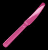Cubiertos Plasticos Fucsia x 12