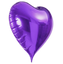 Globos Metalizados 6"10"-18"-24"-36" Corazónes Lisos