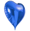 Globos Metalizados 6"10"-18"-24"-36" Corazónes Lisos