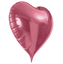 Globos Metalizados 6"10"-18"-24"-36" Corazónes Lisos