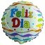 Globos Metalizados 10"Redondo Feliz Día