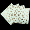 Servilleta Estrellas Metalizadas x20