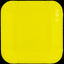 Plato Cartón Cuadrado Neón 6" 8" Amarillo x12