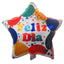 Globos Metalizados 18"Estrellas Feliz Día