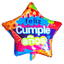 Globos Metalizados 18"Estrella Feliz Cumpleaños