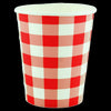 Vaso Cartón Picnic Rojo 9 Onzas x12