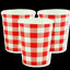 Vaso Cartón Picnic Rojo 9 Onzas x12
