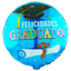 Globos Metalizados 18"Redondo Felicidades Graduado