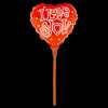 Globo Metalizado Te amo Corazón 6" Paquete x12