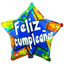 Globos Metalizados 18"Estrella Feliz Cumpleaños