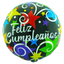 Globos Metalizados Feliz Cumpleaños 18" Círculos