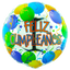 Globos Metalizados Feliz Cumpleaños 18" Círculos