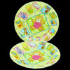 Plato Cartón Redondo Baby Shower Oso 9" x12
