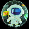 Globos Metalizados Feliz Cumpleaños Astronauta 18" Círculo