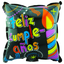 Globos Metalizados 10"Cuadrado Feliz Cumpleaños