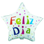 Globos Metalizados Foil (Mayler) 10" Estrella Feliz Día x1