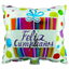 Globos Metalizados 20"Cuadrado Feliz Cumpleaños