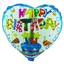 Globos Metalizados 18"Corazón Happy Birthday