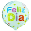 Globos Metalizados 10"Redondo Feliz Día