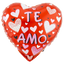 Globos Metalizados Foil (Miylar) 10" Corazón Te Amo x1