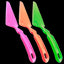 Espatula Para Pastel - Fucsia, Naranja y Verde