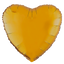 Globos Metalizados 18"Corazón Mate