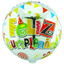Globos Metalizados Feliz Cumpleaños 18" Círculos