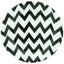 Plato Cartón Redondo ZigZag 7" Negro x12