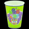 Vaso Carton Feliz Cumpleaños 9 Onzas Verde x12