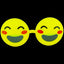 Gafas Emoji Sonrojado x1