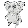 Globo Para Colorear - Koala