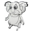 Globo Para Colorear - Koala