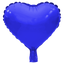 Globos Metalizados Foil (Mylar)10"Corazón Liso X6