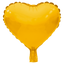 Globos Metalizados Foil (Mylar)10"Corazón Liso X6