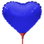 Globos Metalizados 10"Corazón con Vara