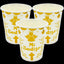 Vaso Cartón Metalizado Mi Bautizo 8 Onzas x12