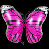 Globos Metalizados Mariposa Azul y Fucsia 70x53 cm