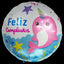 Globos Metalizados Feliz Cumpleaños 18" Círculos