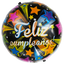 Globos Metalizados Feliz Cumpleaños 18" Círculos