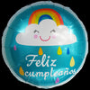 Globos Metalizados Feliz Cumpleaños 18" Círculos