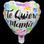 Globos Metalizados Te Quiero Mamá 10" Corazón