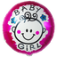 Globos Metalizados 18"Redondo Baby Boy Carita