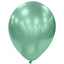 Globos Látex Biodegradables Espejo Cromado Verde